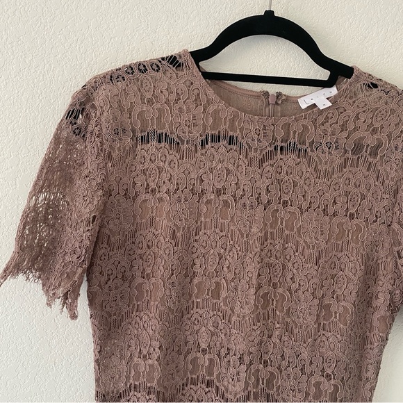 LEITH BEIGE LACE DRESS - Picture 4 of 13